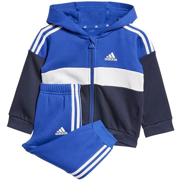 Adidas Tiberio 3 Stripes Colorblock Fleece Infant Tracksuit IW3492 modaesport